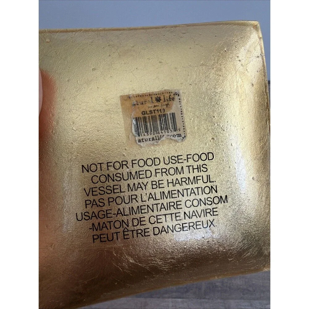 Natural Life Glass Trinket Dish 